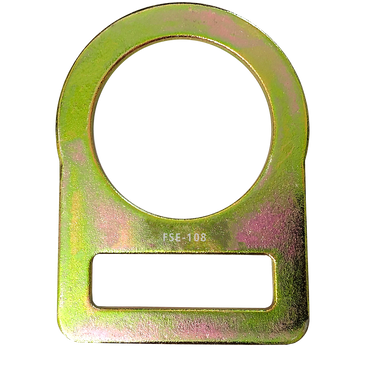 Fallguard Stamped D Ring with Bar Large FSE-108