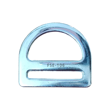 Fallguard Stamped D Ring with Bar FSE-106