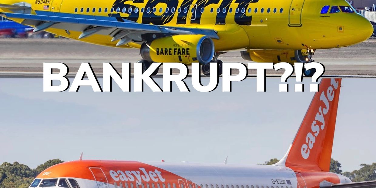 Airplanes of the two bankrupt companies, if for some reason you didn’t know already.