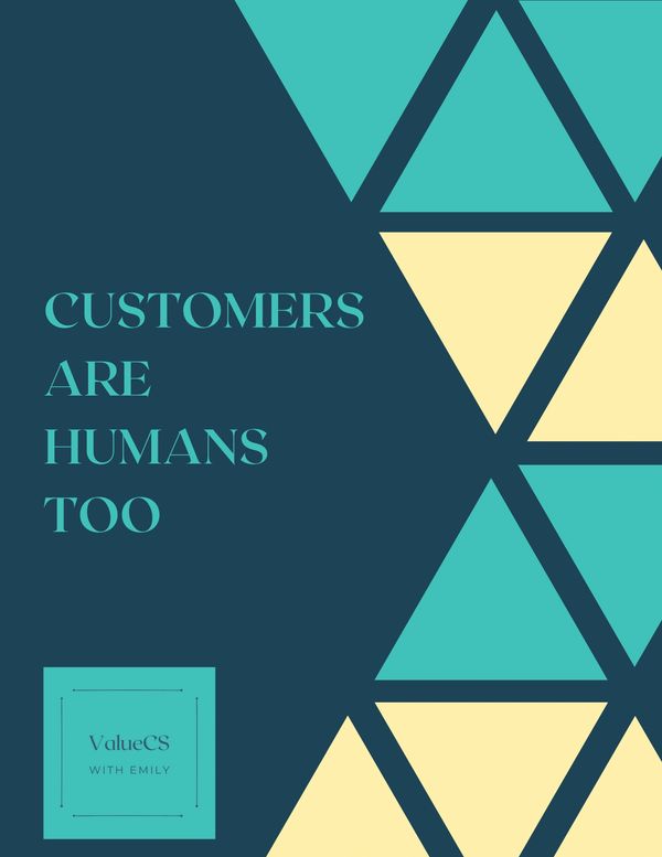 Customers  are human