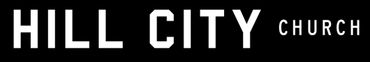 Logo of Hill City Church in black and white.
