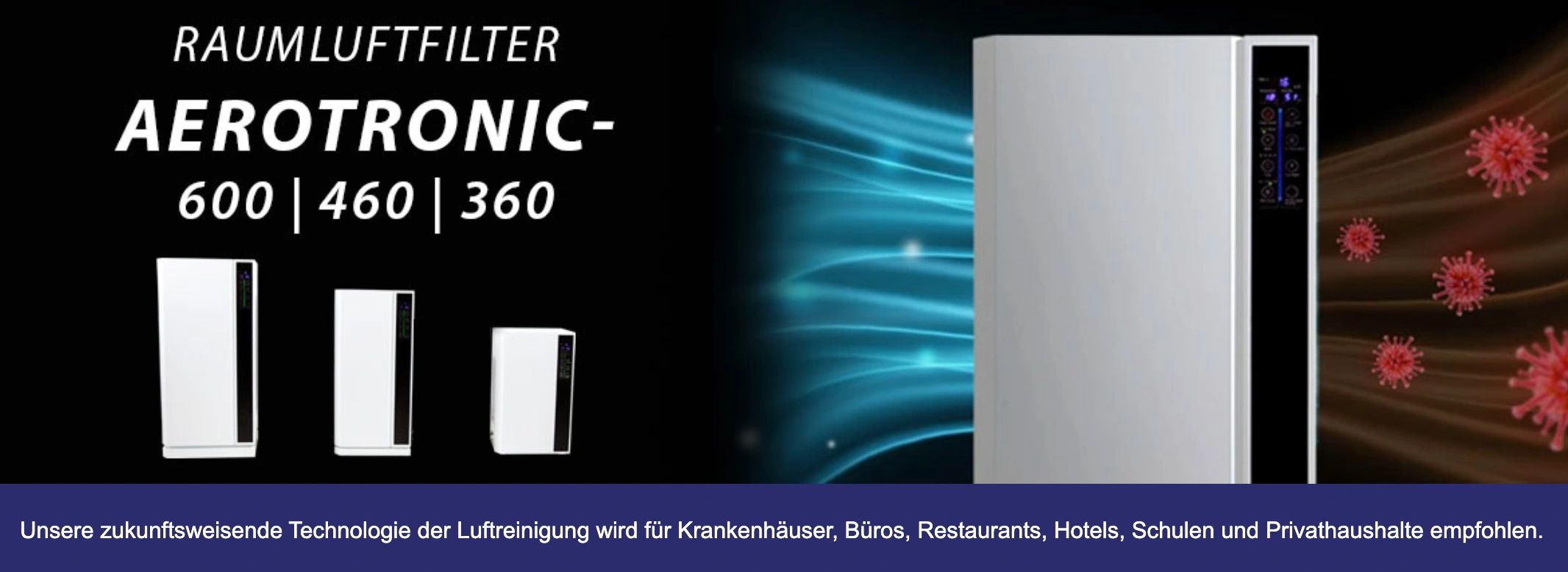 Aerotronic Luftfilter 3 Grössen