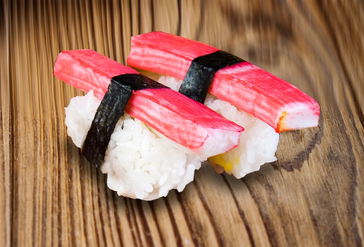 CRAB MEAT NIGIRI SUSHI