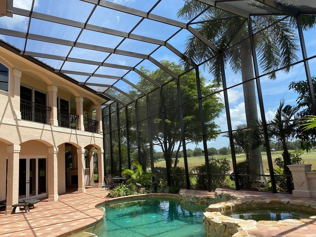 Pool Enclosure Painting and full Restoration