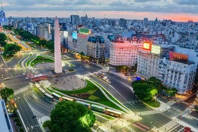 A colorful photo of Buenos Aires, Argentina.