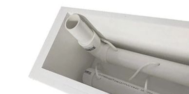 Self Watering Reservoir PVC Pipe in Window Box