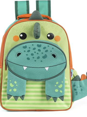 green backpack alligator crocodile boy tote bag elementary pre-school  supplies cute gift