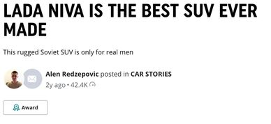 Drivetribe Lada Niva review