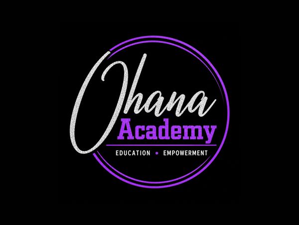 Ohana Academy logo with education and empowerment.