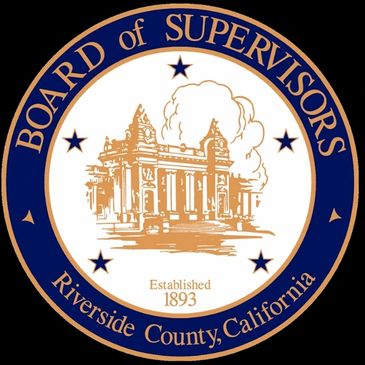 Seal of Riverside County Board of Supervisors, California.