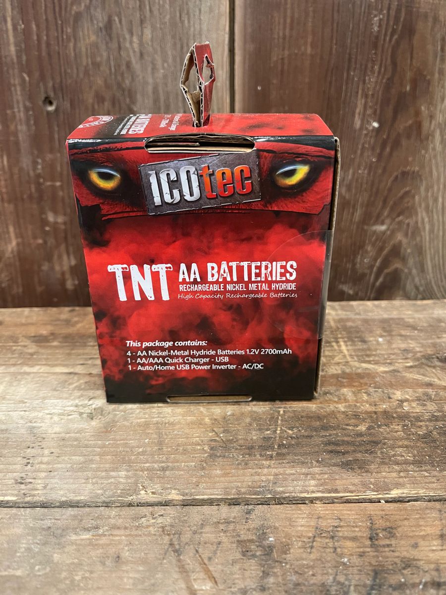 ICOtec Rechargeable AA Battery Kit 4pk