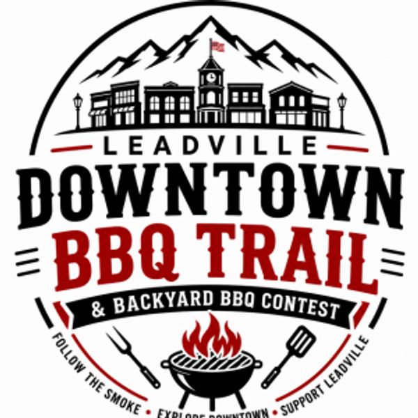 Logo for Leadville Downtown BBQ Trail and Backyard BBQ Contest.