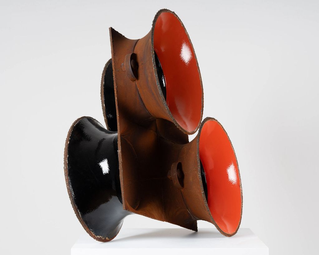 Afterburner
2025
588 weathering steel, enamel paint
38 x 38 x 21 inches