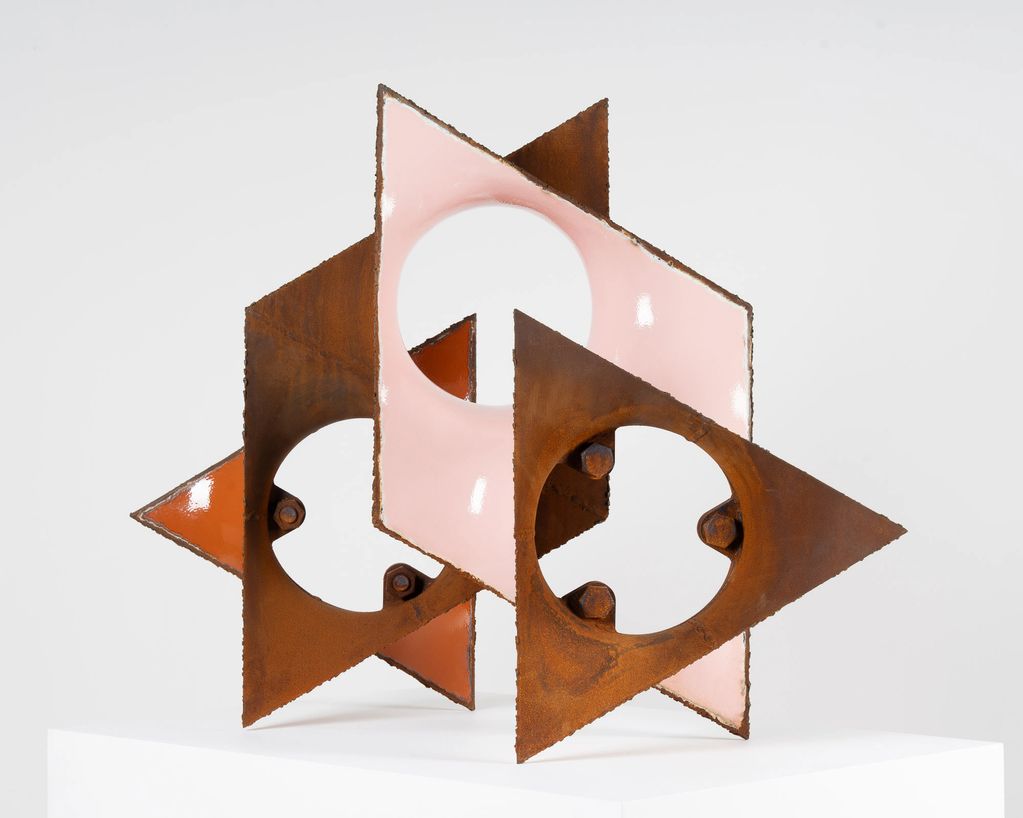 Mother
2025
588 weathering steel, enamel paint
36 x 41 x 24 inches
