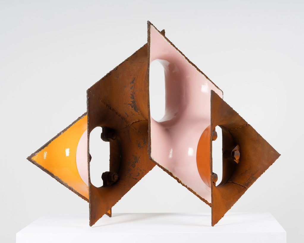 Mother
2025
588 weathering steel, enamel paint
36 x 41 x 24 inches
