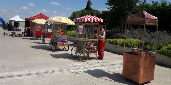 Sokak Satıcıları, Panayır Yiyecekleri, Pamuk Şekeri , Popcorn ve Pamuk Şeker 