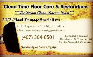 Clean Time
Floor Care 
& 
Restorations