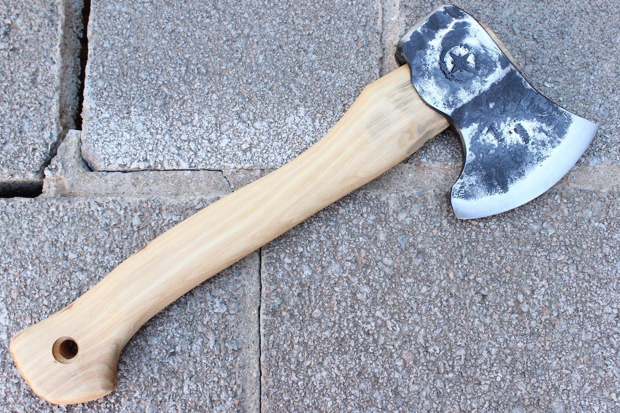 Hand Forged Hatchet, Fire Creek Forge