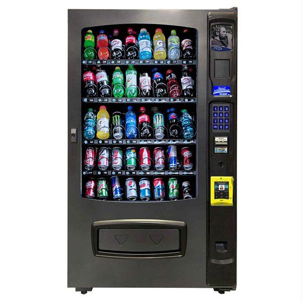 Black Beverage Vending Machine
