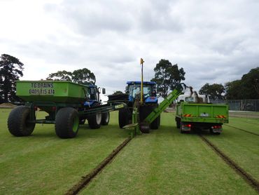 Sportsfield drainage