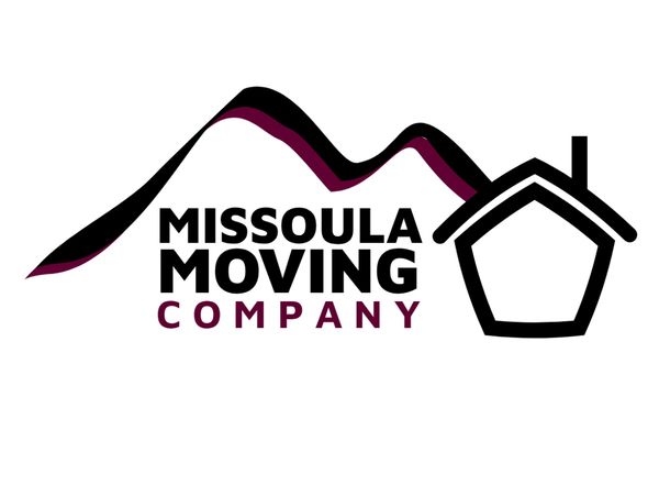 Logo of Missoula Moving Company with mountain and house icons.