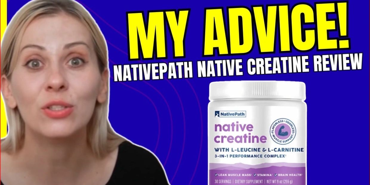 Woman shares advice on NativePath's native creatine supplement.