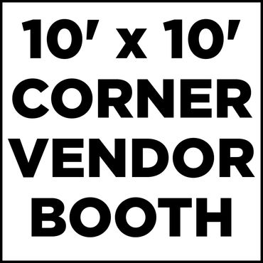 10 x 10 corner vendor booth