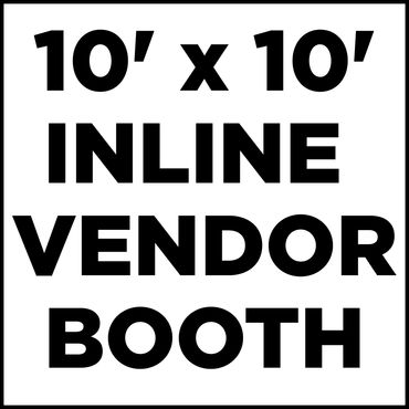 10 x 10 Inline vendor booth