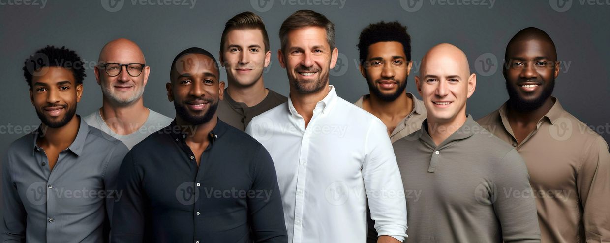 Group of Multi-ethnic men