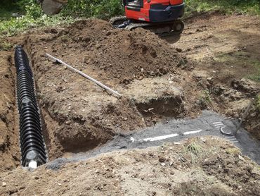 Septic system installation