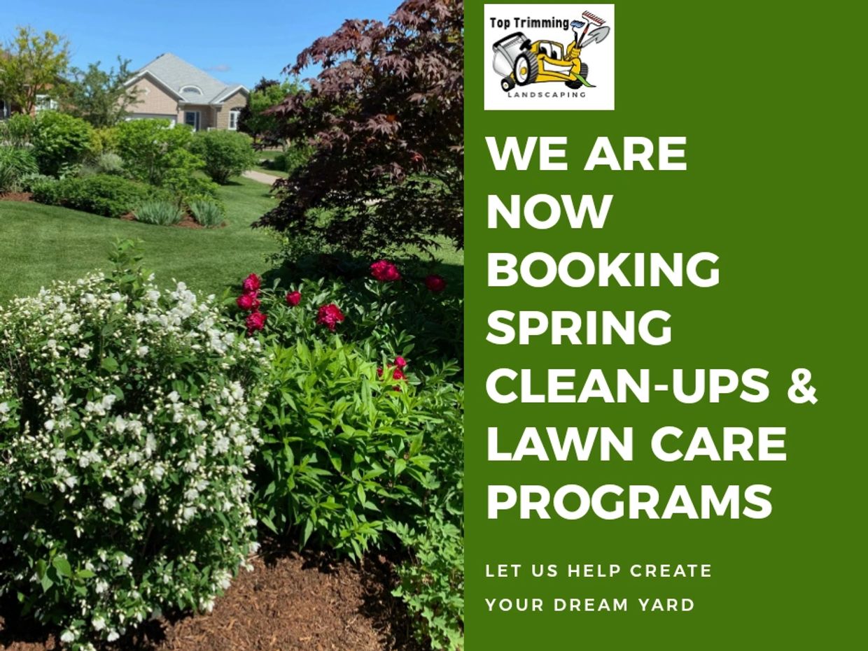 Now booking Spring cleanups and lawn care programs