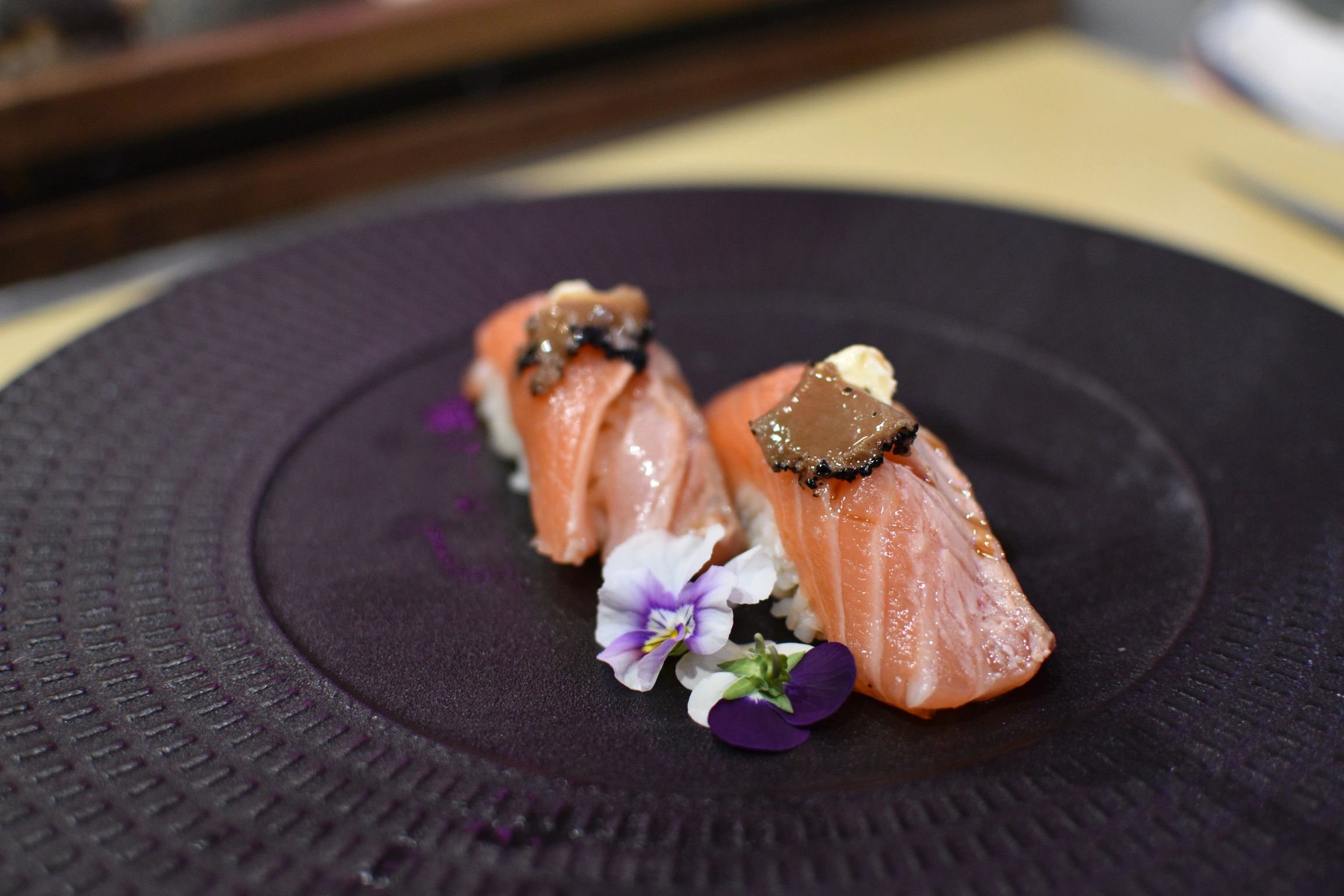 Yuzu Salmon with Truffle
