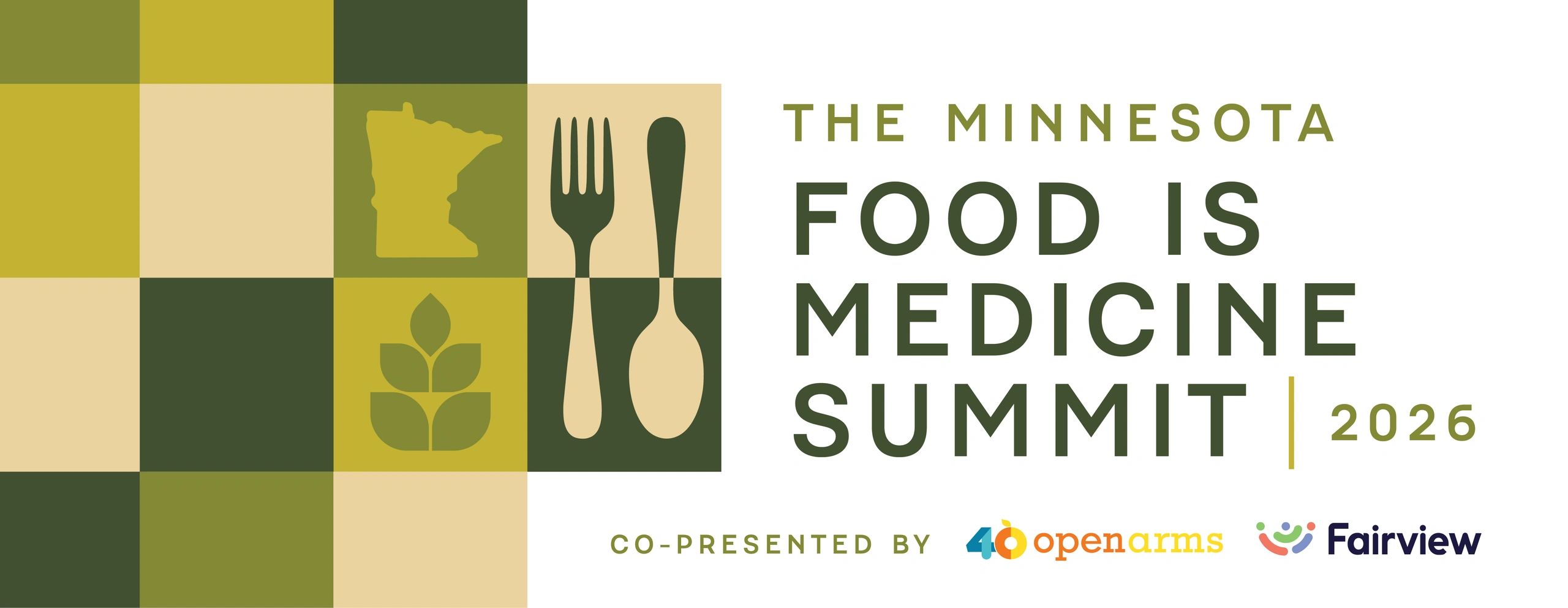 Logo for The Minnesota Food Is Medicine Summit 2026.