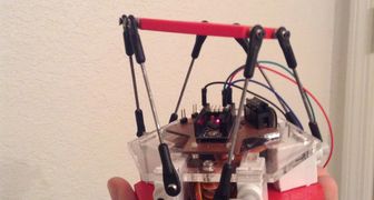 Self-Stabilizing 6-Dof (Degree of Freedom) Platform created with 3D printing and an arduino