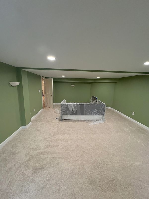 Basement renovation in Ellicott City