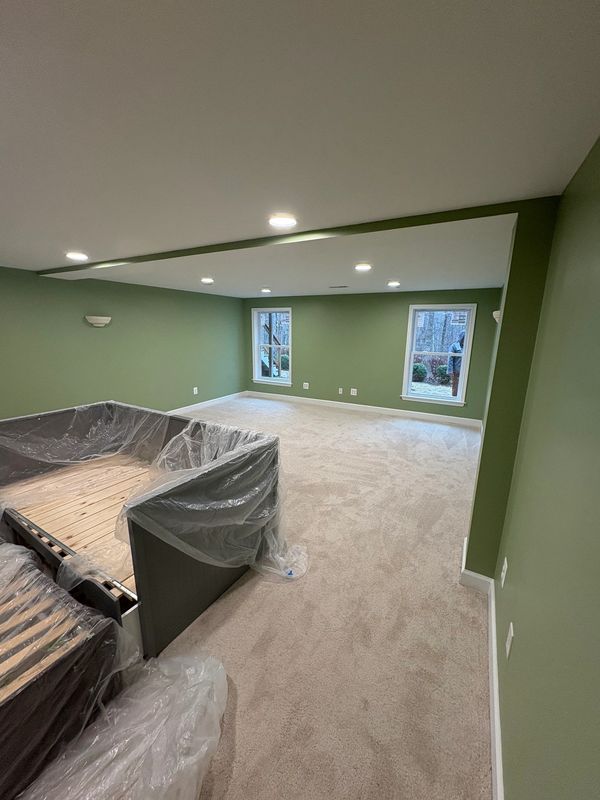 Basement renovation in Howard County