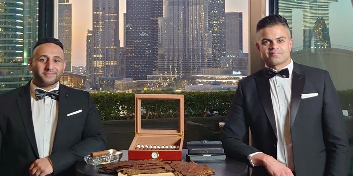 Cigar rolling in Dubai.