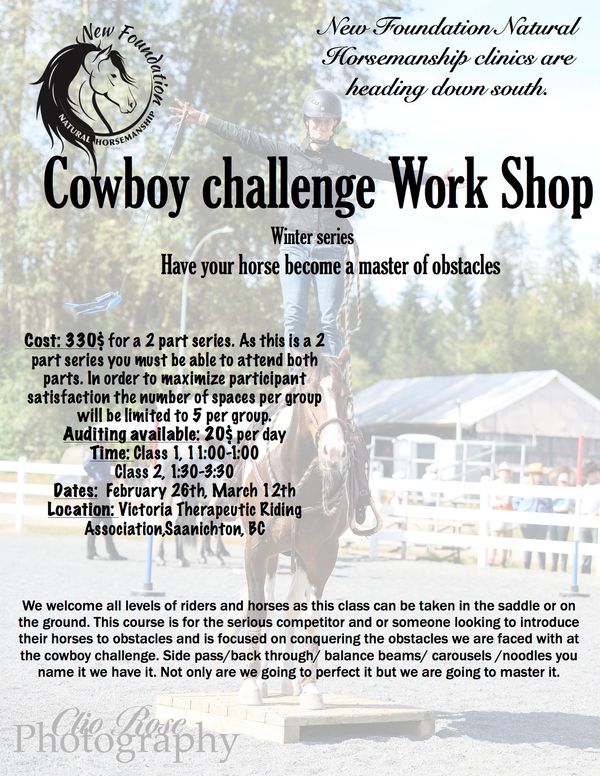 Cowboy Challenge Workshop hosted by New Foundation Natural Horsemanship and Tabatha Hepworth 