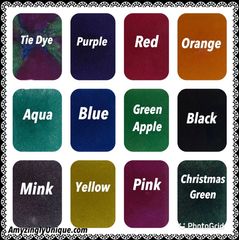 If you don’t see a Color you like; Message me, and I will see what I can do for you!