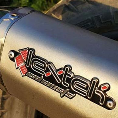 motorcycle aftermarket upgraded performance loud exhaust slip on end can lextek