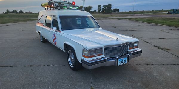 South Dakota Ghostbusters Ecto vehicle at a Sioux Falls charity event in the Sioux Empire