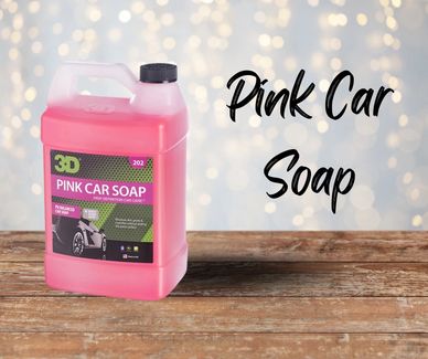 3D Pink Car Soap 1 Gallon Car