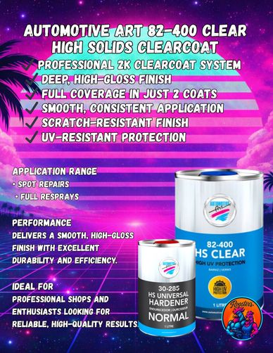 82-400 High Solids Clearcoat Automotivee Art