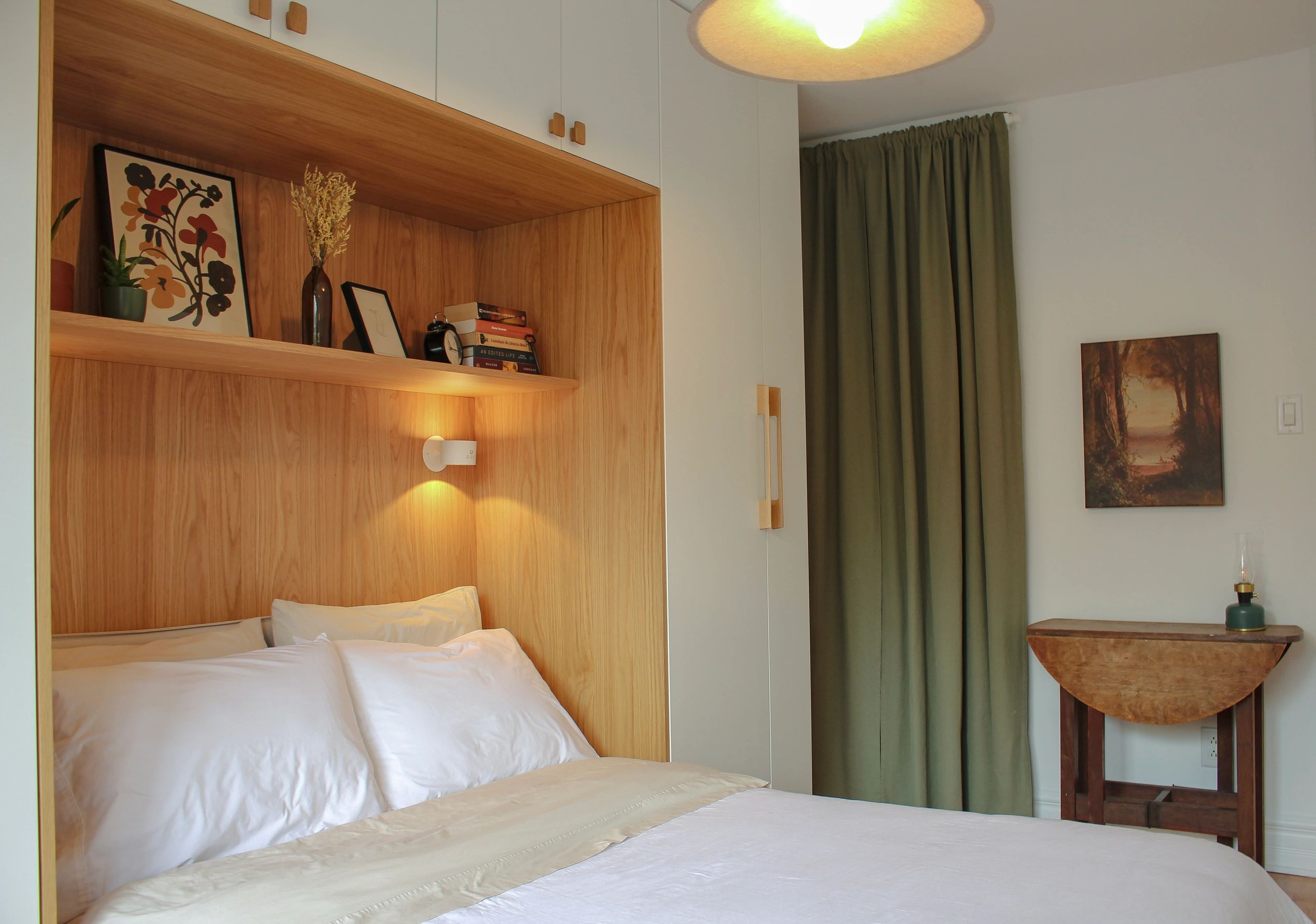 Chambre d'amis ambiance douce et relaxante - projet design d'intérieur par Claire Canova