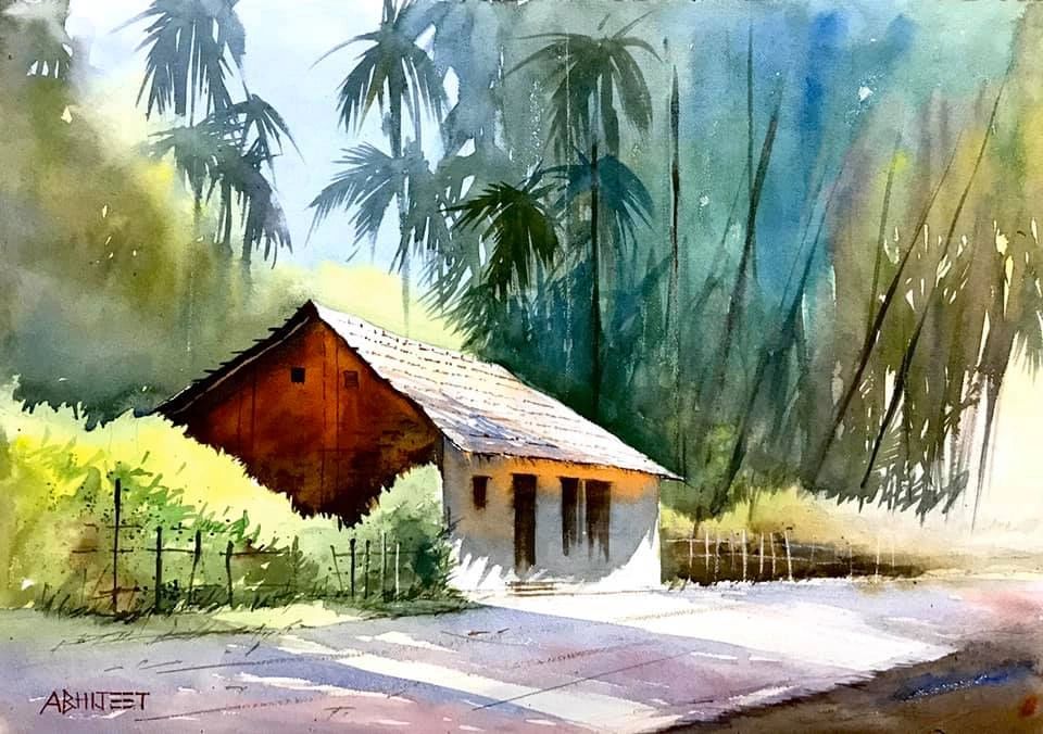 4 Watercolor Techniques