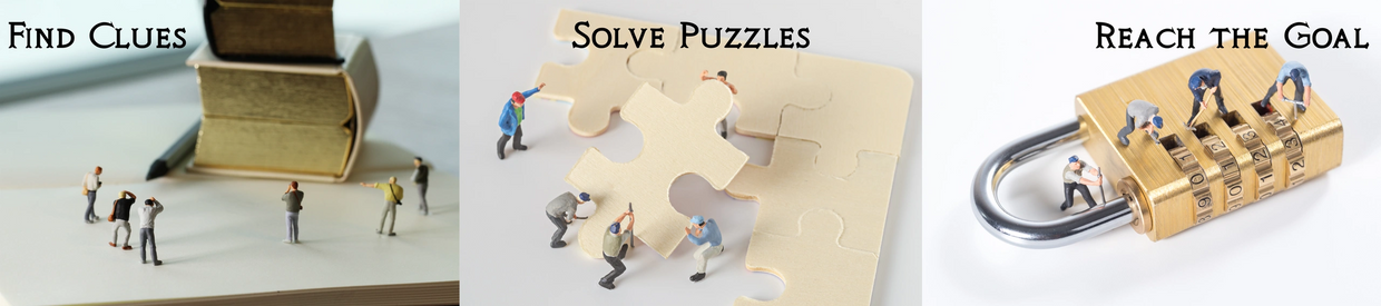 Find Clues, Solve Puzzles, Reach the Goal