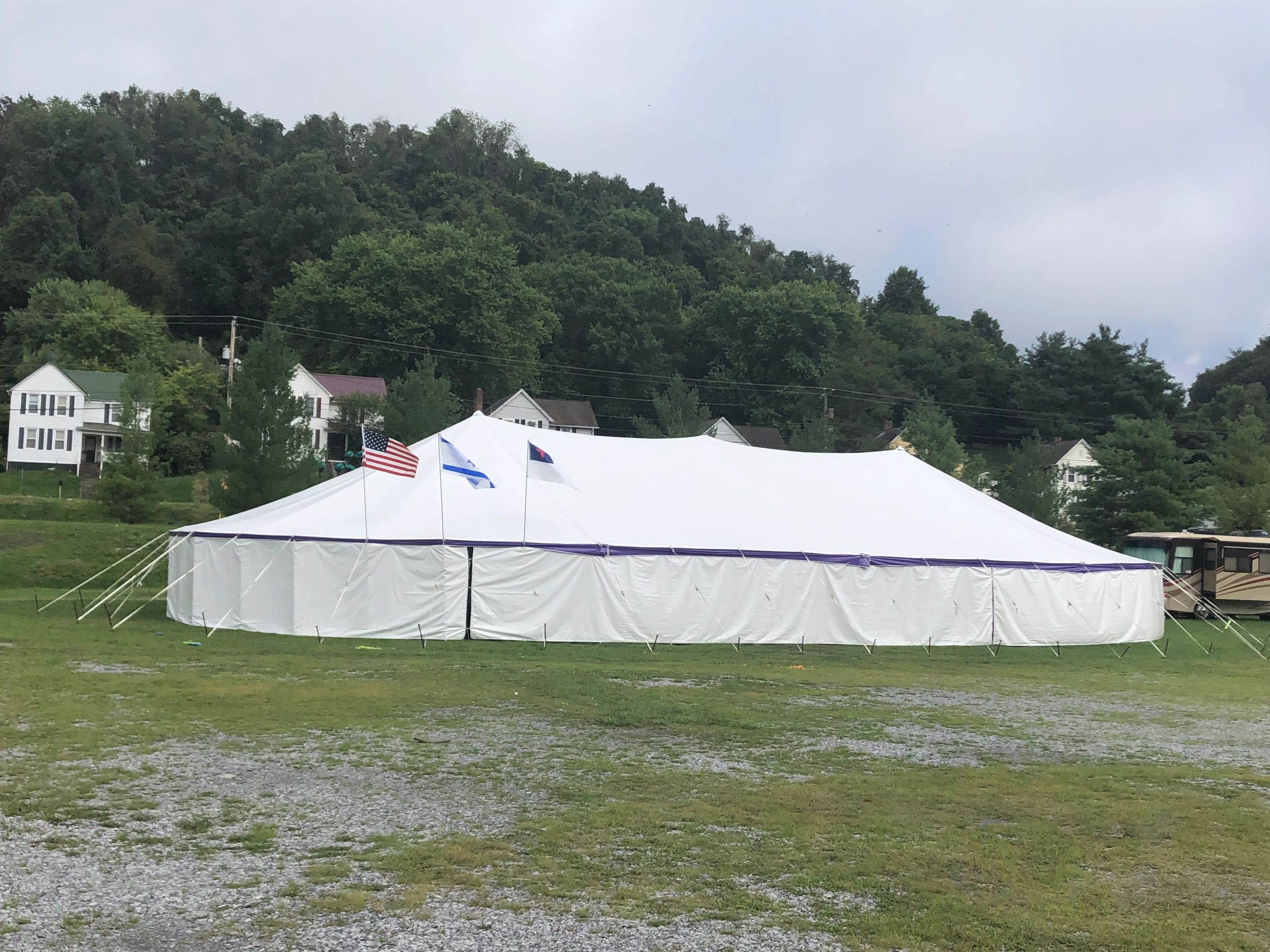 POWER NOW Revival Tent.
