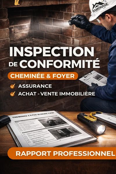 Notre service d’inspection de conformité de cheminée 