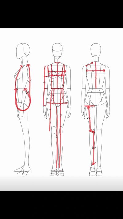 Submit Body Measurements Caitlyn Kent Designs