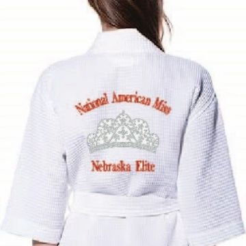 National American Miss State Titleholder Waffle Robe